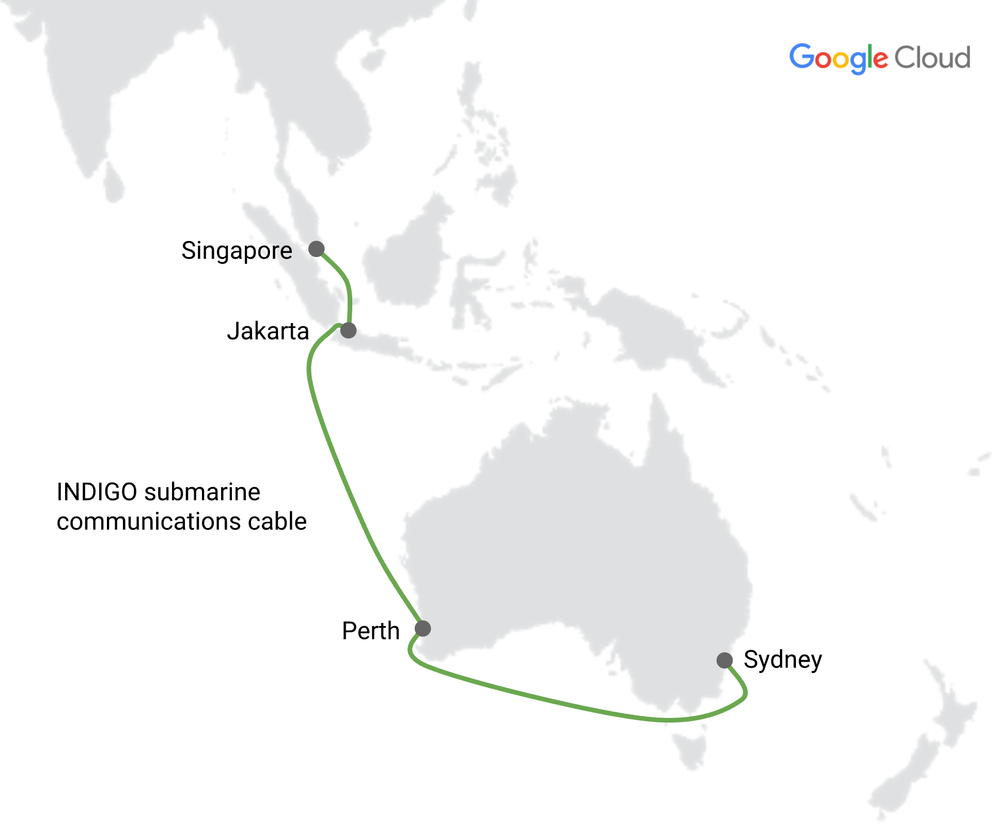 澳洲-印尼-新加坡海底光纜Indigo即將投產(chǎn)