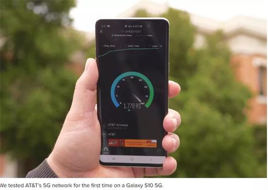 AT&T 5G速度實(shí)測(cè):均速超1.4Gbps峰值1.8Gbps