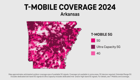 T-Mobile 宣布斥資 1.63 億美元完成阿肯色州的網(wǎng)絡升級