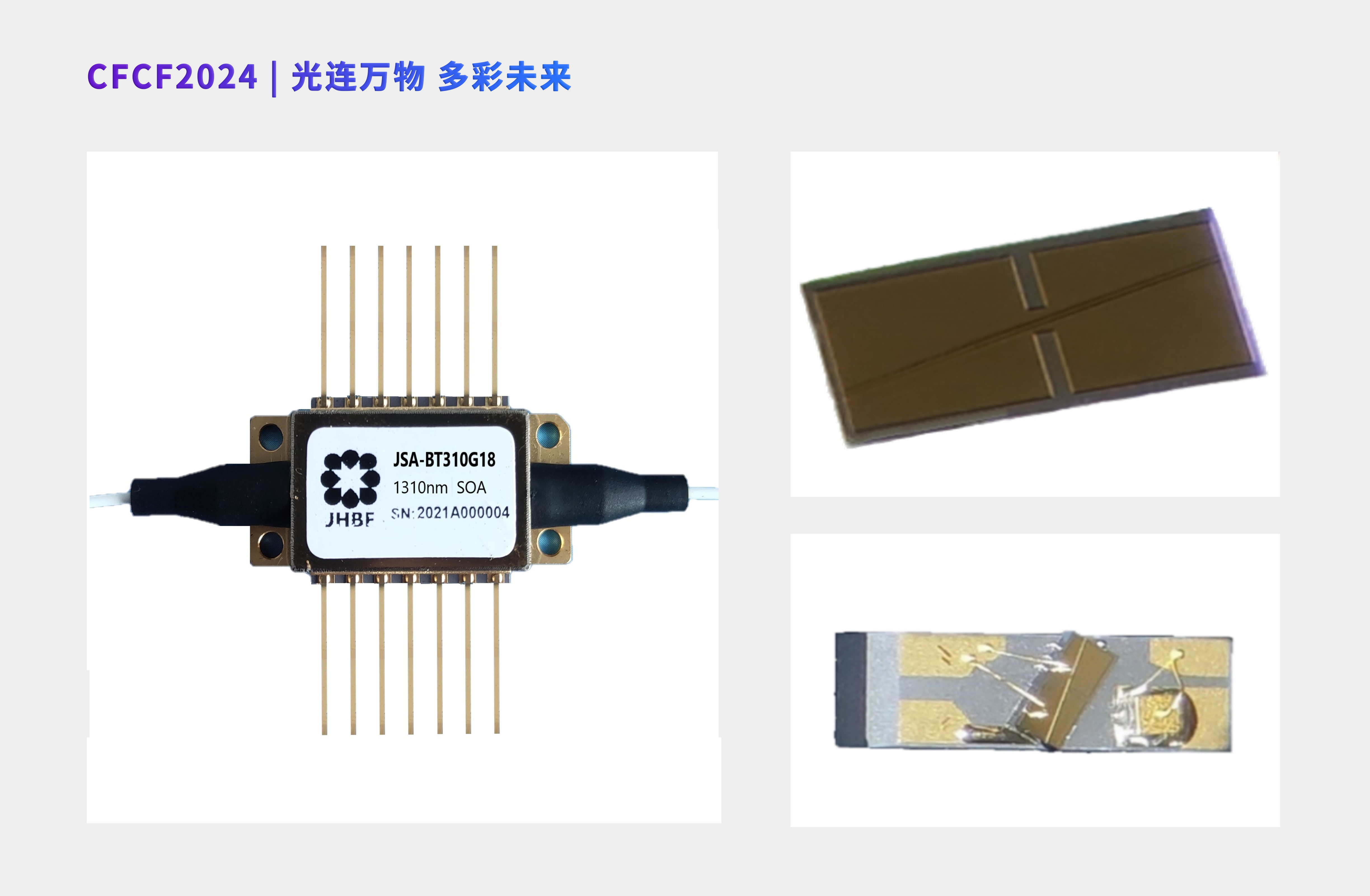 CFCF2024參展商 | 見合八方邀您共同探討國產(chǎn)SOA半導(dǎo)體光放大器新未來