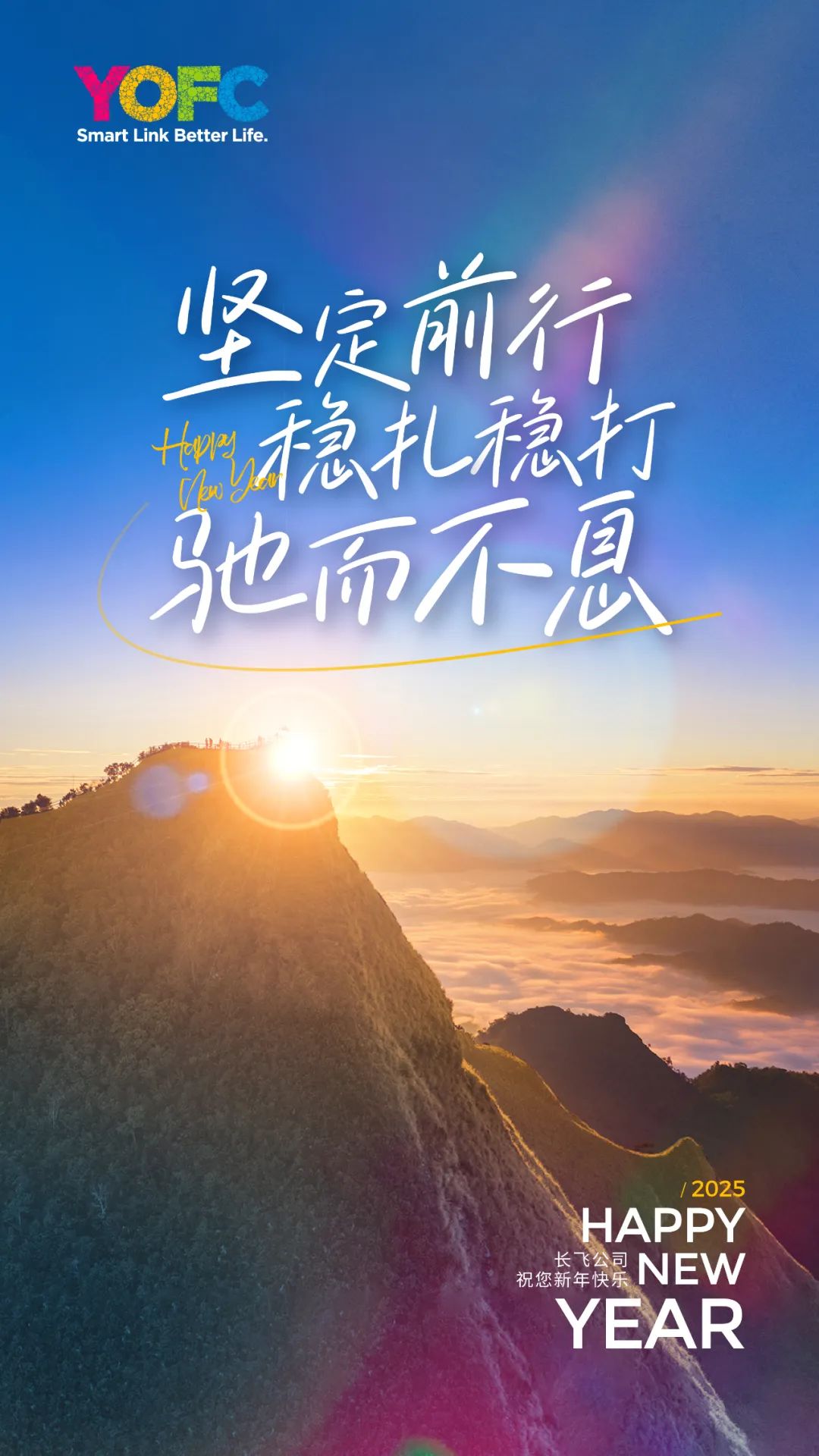 長飛公司2025年新年致辭：堅(jiān)定前行，穩(wěn)扎穩(wěn)打，馳而不息